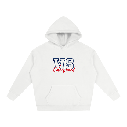 Cursive Front West Shore Oversize Fleeced Hoodie