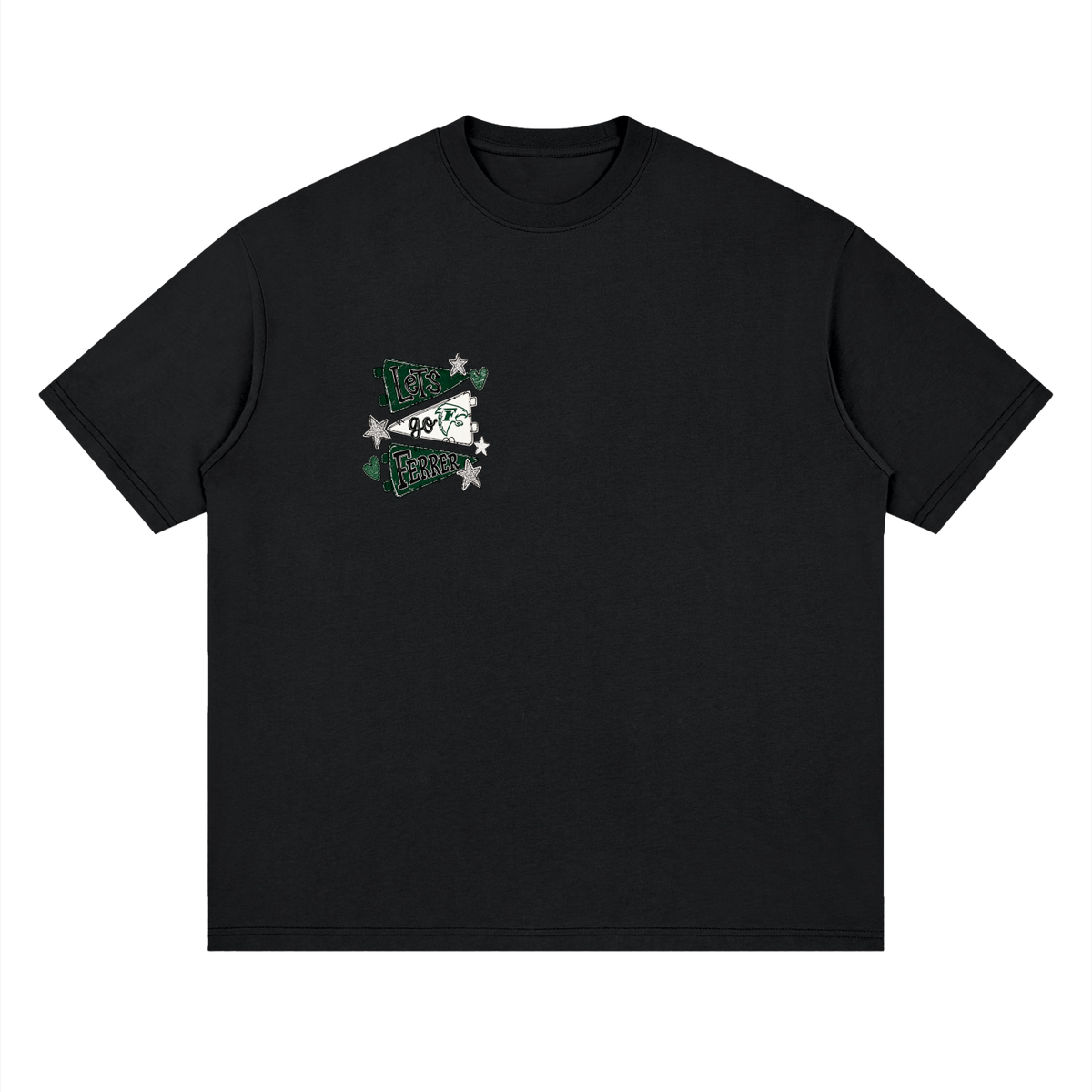 Lets Go St Vincent Ferrer Oversized Drop Shoulder T-Shirt