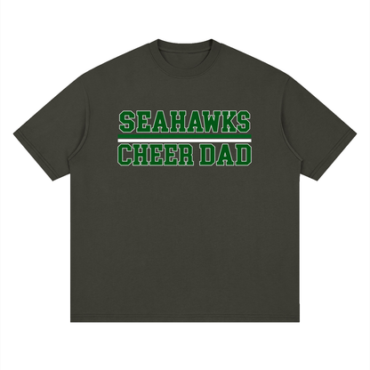 Dad Seahawks Oversized Drop Shoulder T-Shirt