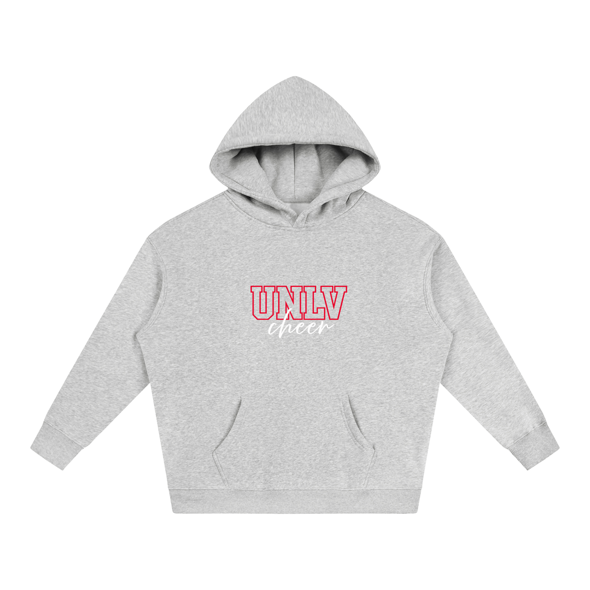 Cursive Front UNLV Oversize Fleeced Hoodie