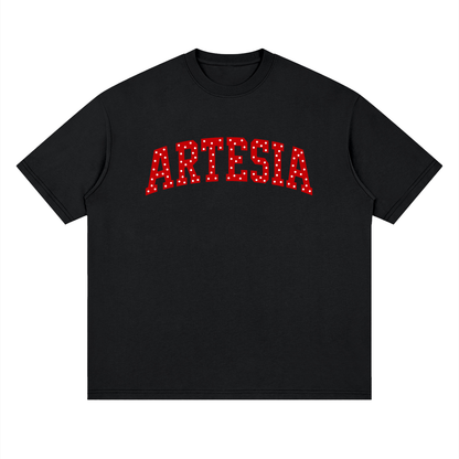 Polka Dot Artesia Oversized Drop Shoulder T-Shirt