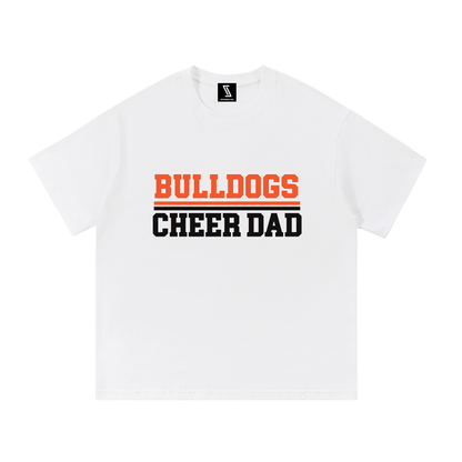 Dad Green Bulldogs Essential Cotton T-Shirt