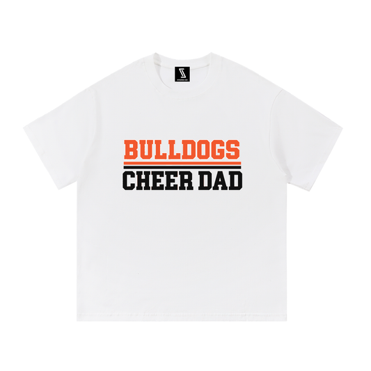 Dad Green Bulldogs Essential Cotton T-Shirt