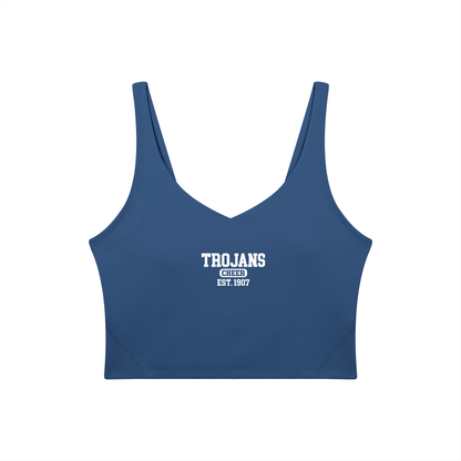 Old School Simsbury Women's V-Neck Yoga Sports Bra