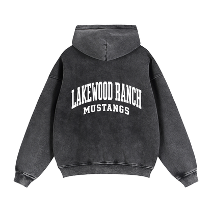Zip-Through Boxy Fleece Hoodie
