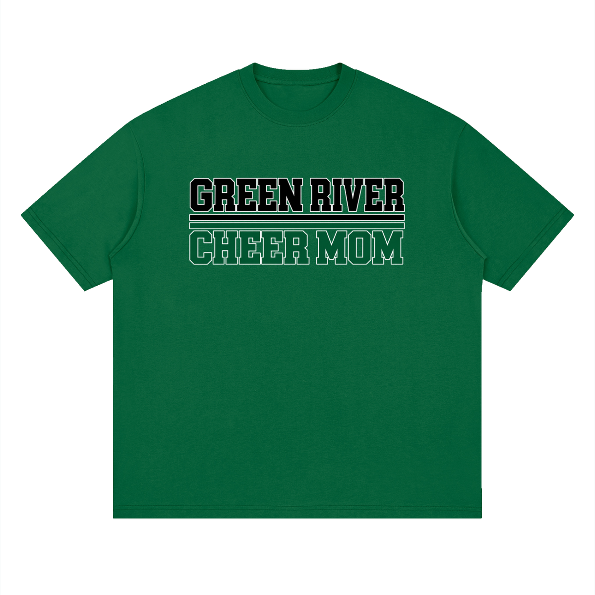 Mom Green River Oversized Drop Shoulder T-Shirt