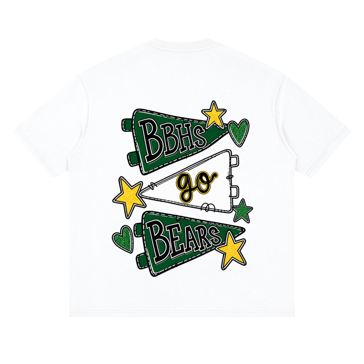 Lets Go Blanchet Oversized Drop Shoulder T-Shirt