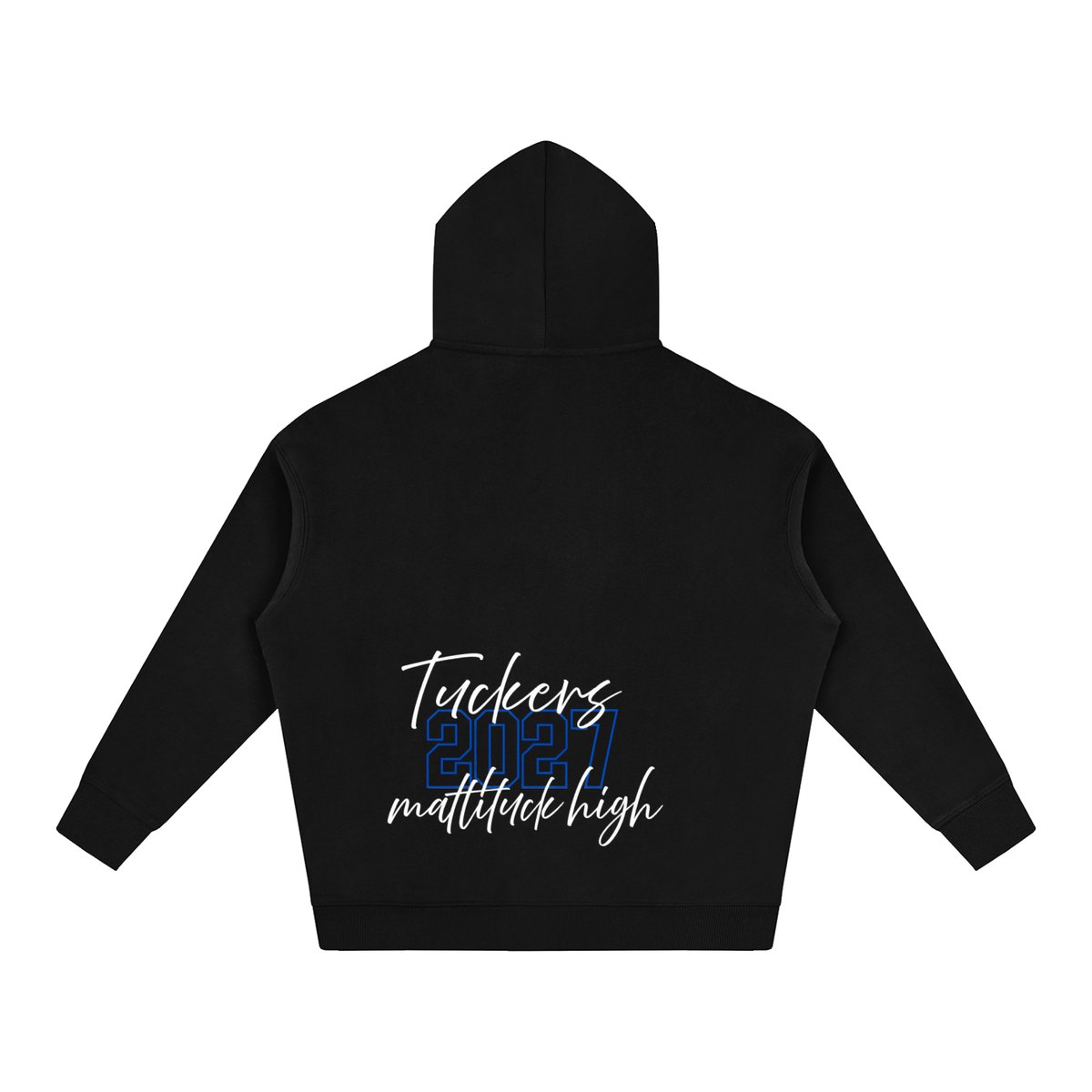 Cursive Front Mattituck Oversize Fleeced Hoodie