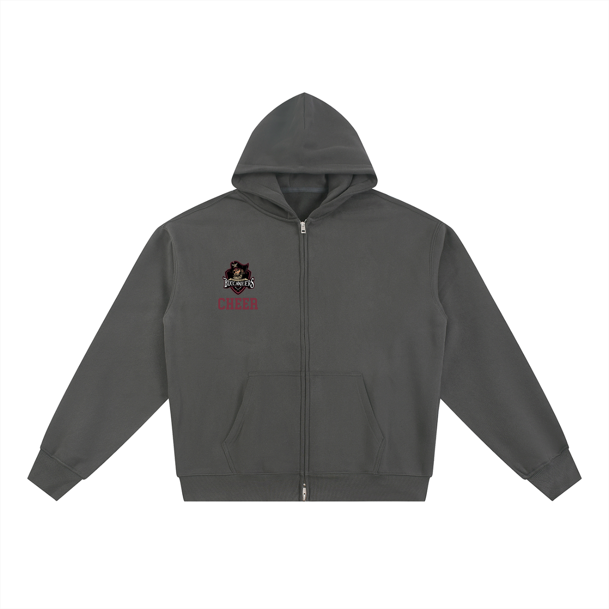 Year Bellflower Essential Fleece Zip-Through Hoodie