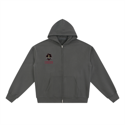 Year Bellflower Essential Fleece Zip-Through Hoodie
