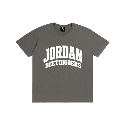 Basic 2 White Jordan Pure Cotton Unisex T-Shirt