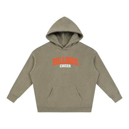 Basic 1 Green Bulldogs Oversize Fleeced Hoodie
