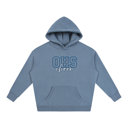 Cursive Front Oasis Oversize Fleeced Hoodie
