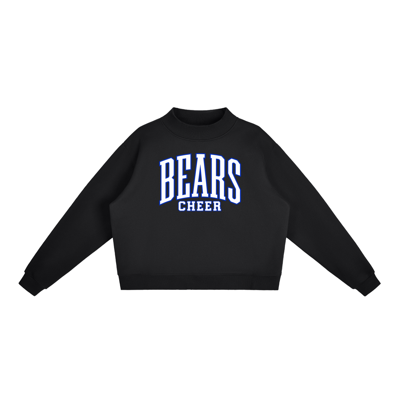 Essential Fleece Mock-Neck Crew Sweatshirt