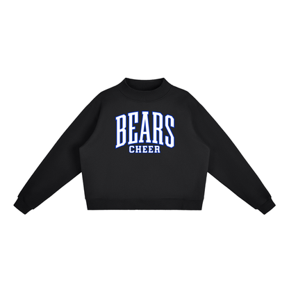 Essential Fleece Mock-Neck Crew Sweatshirt