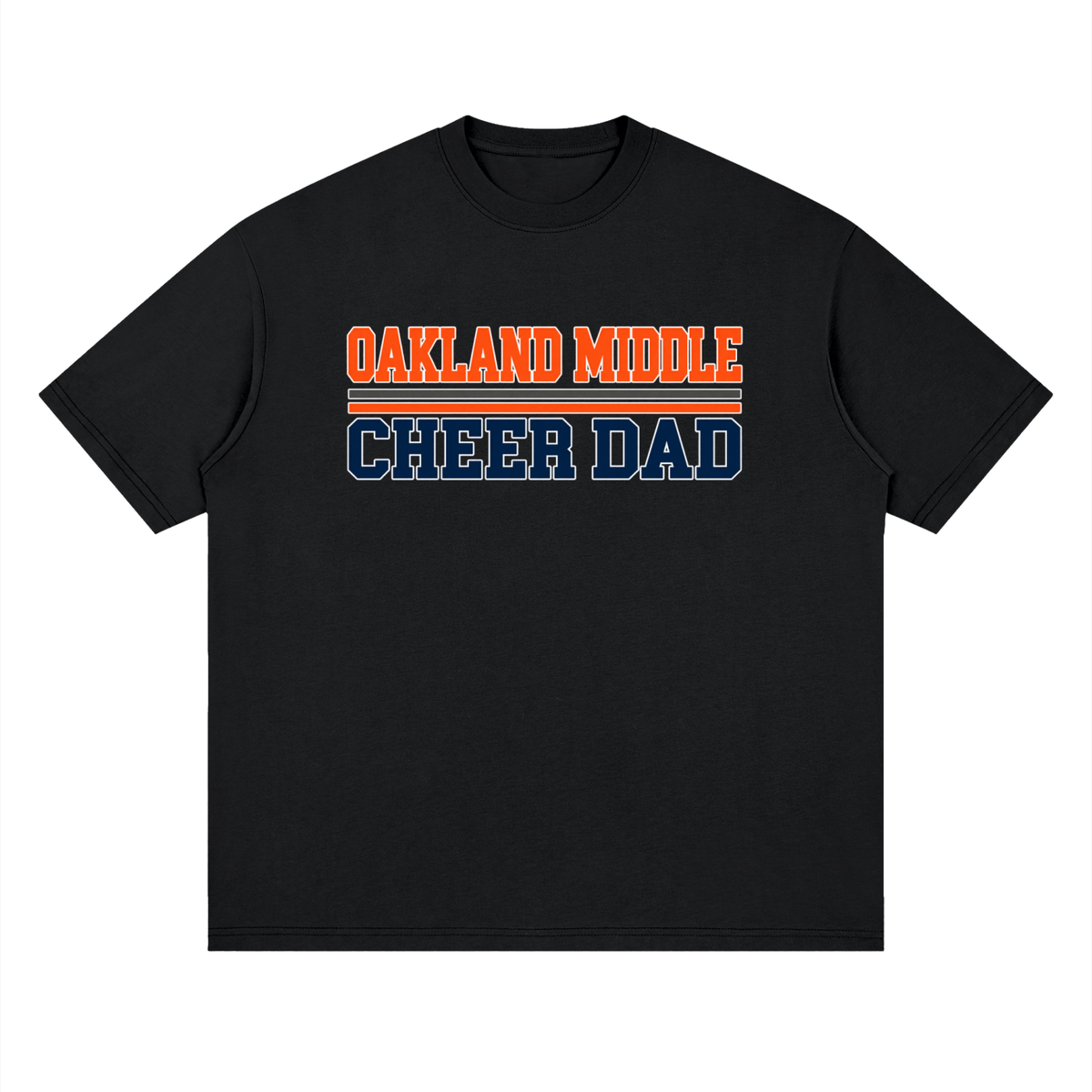 Dad Oakland Middle Oversized Drop Shoulder T-Shirt