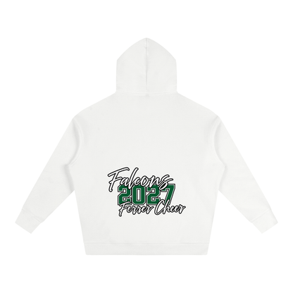 Cursive Front St Vincent Ferrer Oversize Fleeced Hoodie