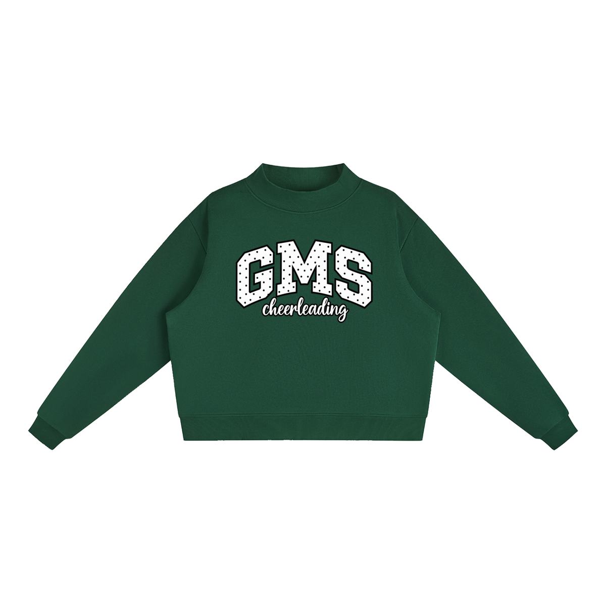 Essential Fleece Mock-Neck Crew Sweatshirt