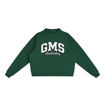 Essential Fleece Mock-Neck Crew Sweatshirt