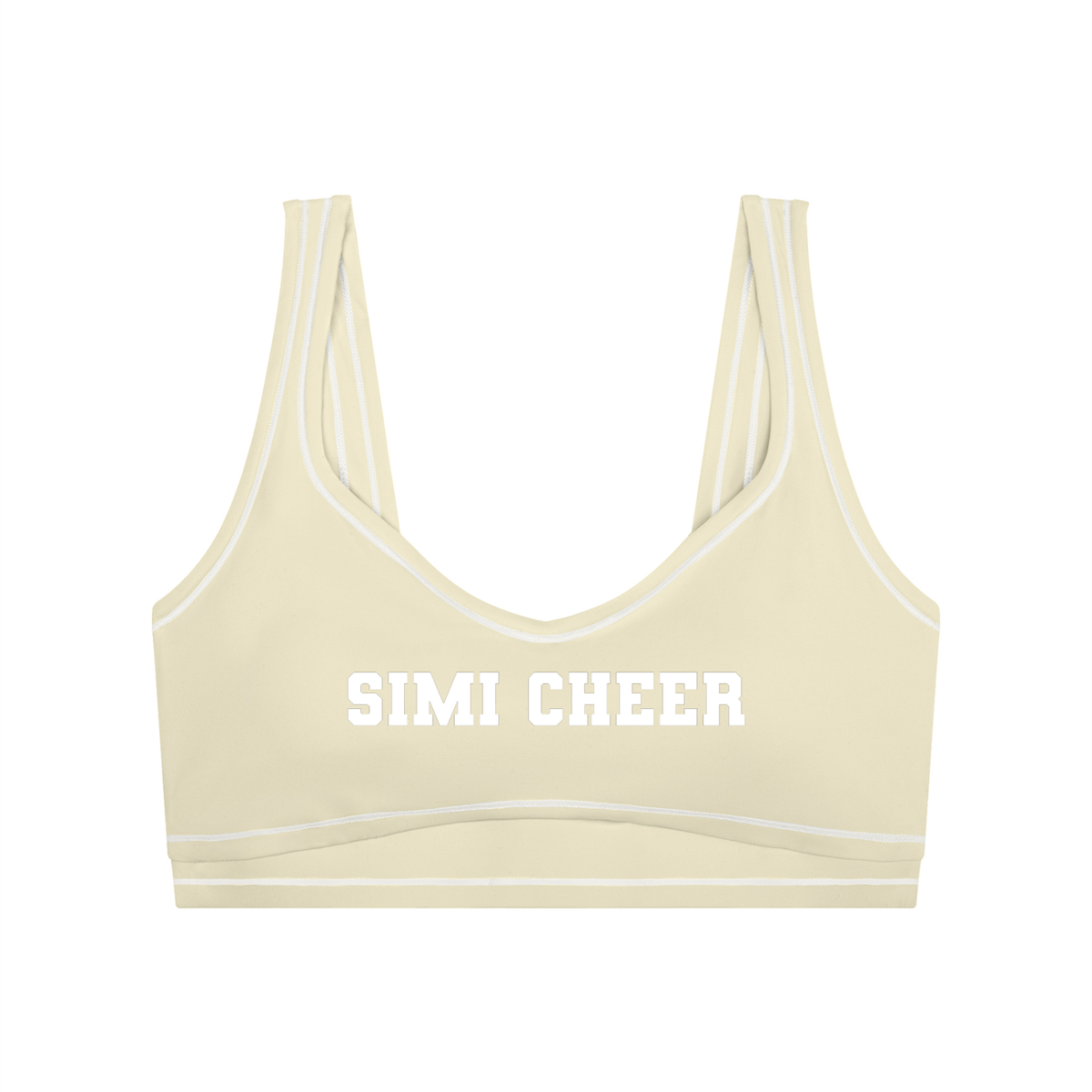 Women’s Topstitching Yoga Sports Bra
