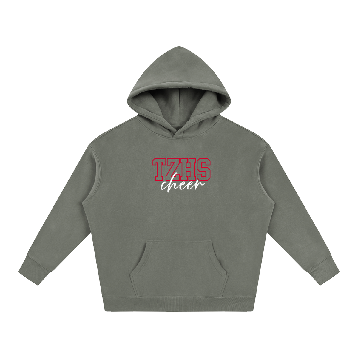 Cursive Front Tappan Zee Oversize Fleeced Hoodie
