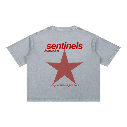 Mineral Wash Boxy Cotton T-Shirt