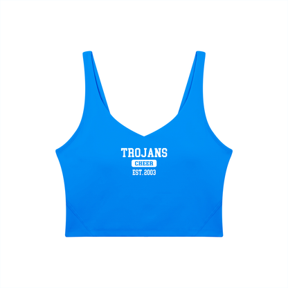 Old School James Island Women's V-Neck Yoga Sports Bra