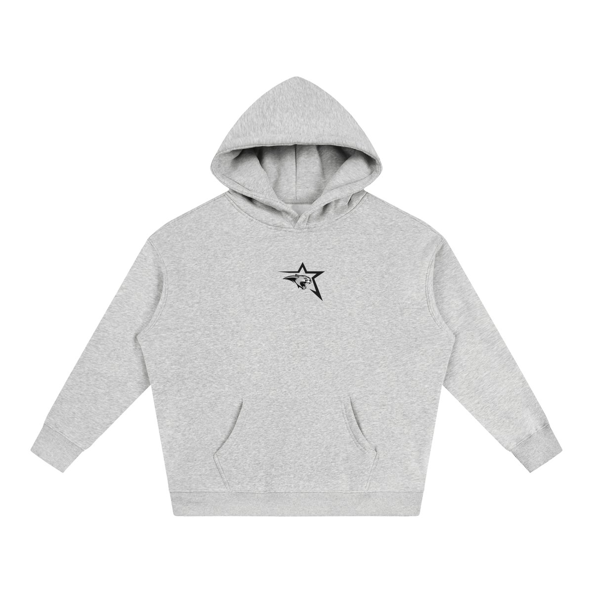 Vector Star Front Cardinal Mooney Oversize Fleeced Hoodie
