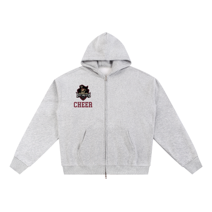 Year Bellflower Essential Fleece Zip-Through Hoodie