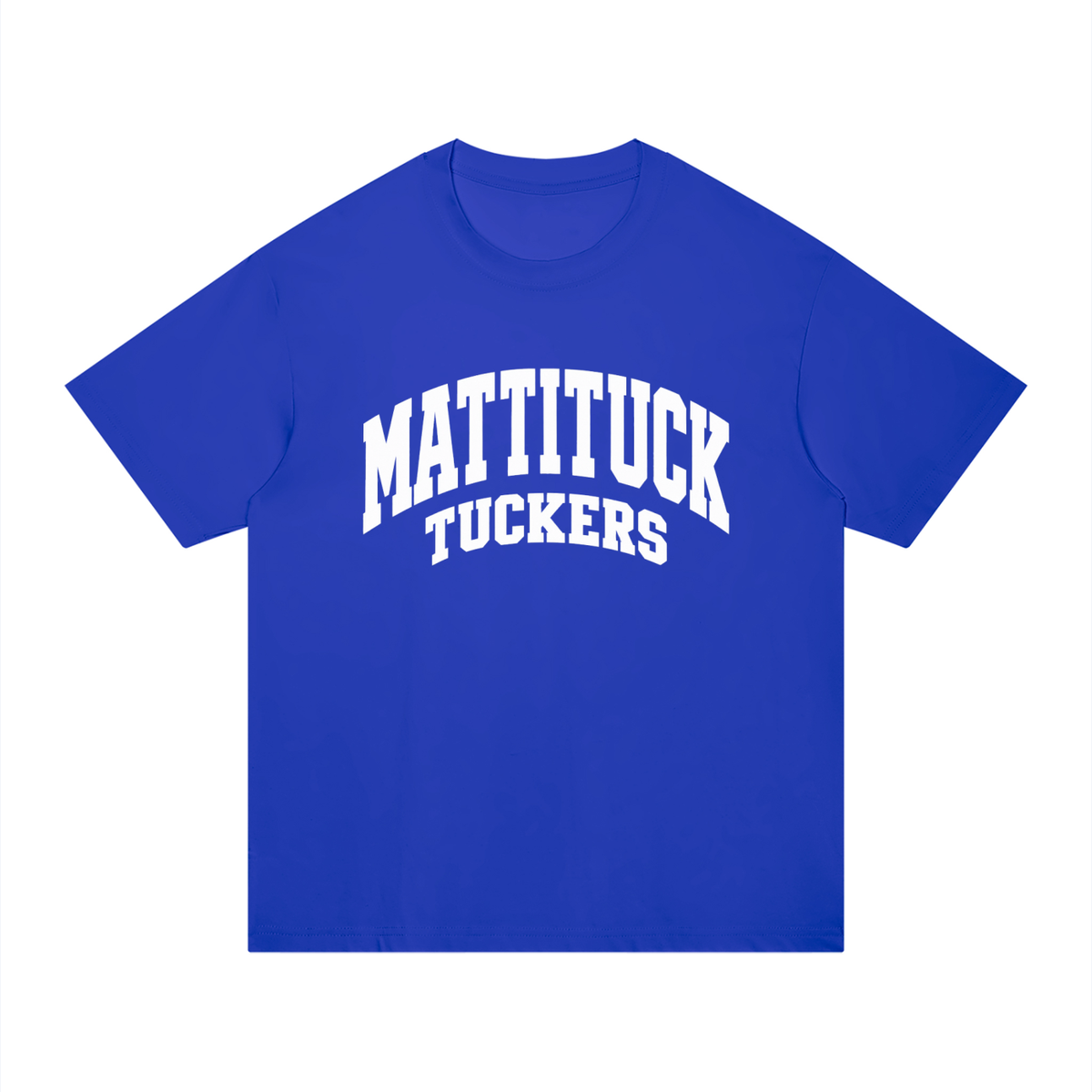 Basic 2 White Mattituck Unisex Regular Fit Cotton T-Shirt