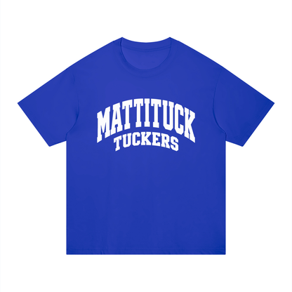 Basic 2 White Mattituck Unisex Regular Fit Cotton T-Shirt