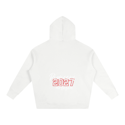 Cursive Front Artesia Oversize Fleeced Hoodie