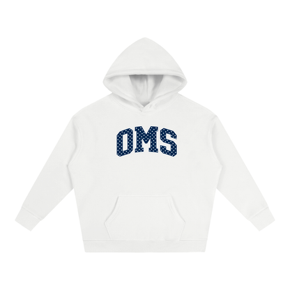 Polka Dot Oakland Middle Oversize Fleeced Hoodie