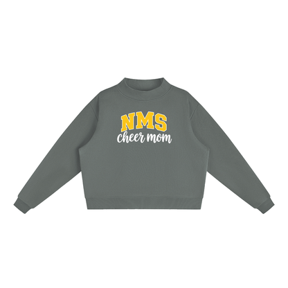 Cheer Mom Northside Essential Fleece Mock-Neck Crew Sweatshirt (printed)