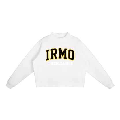 Essential Fleece Mock-Neck Crew Sweatshirt