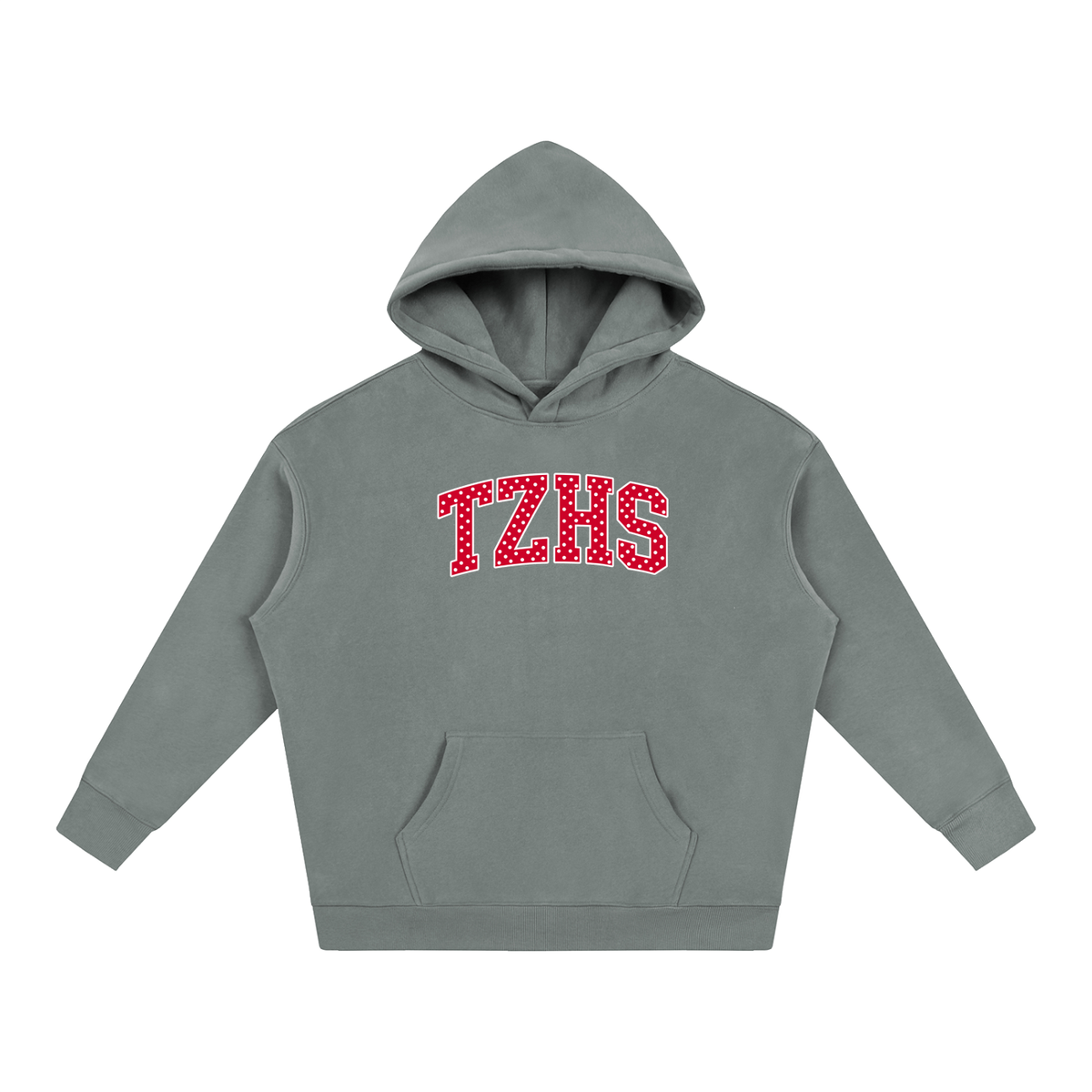 Polka Dot Tappan Zee Oversize Fleeced Hoodie
