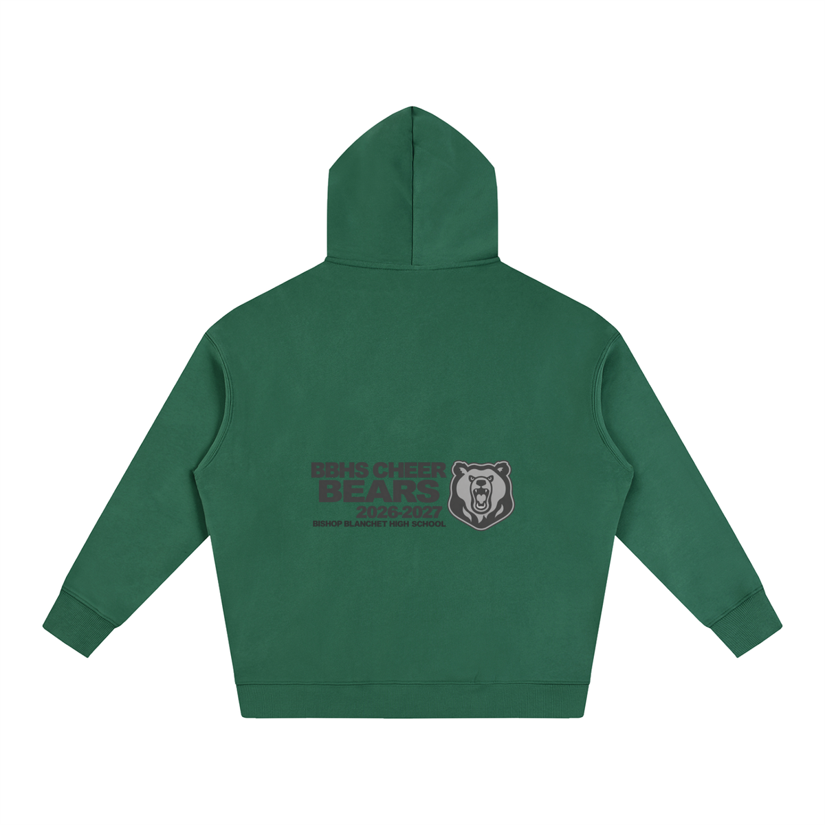 Vector Star Front Blanchet Oversize Fleeced Hoodie