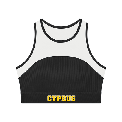 Cyprus Women’s Paneled Crop Yoga Tank Top