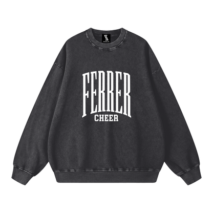 Basic 3 St Vincent Ferrer Snow Washed Oversized Sweatshirt
