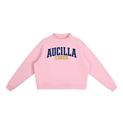 Basic 1 Aucilla Essential Fleece Mock-Neck Crew Sweatshirt