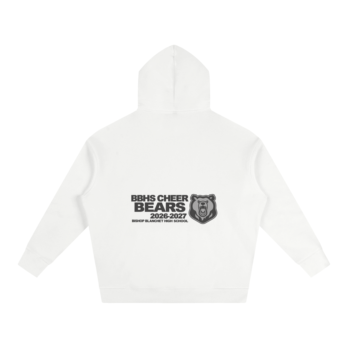 Vector Star Front Blanchet Oversize Fleeced Hoodie