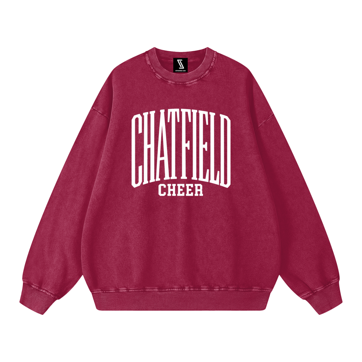Basic 3 Chatfield Snow Washed Oversized Sweatshirt