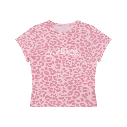 *NEW* Women’s Leopard Print Crop T-Shirt