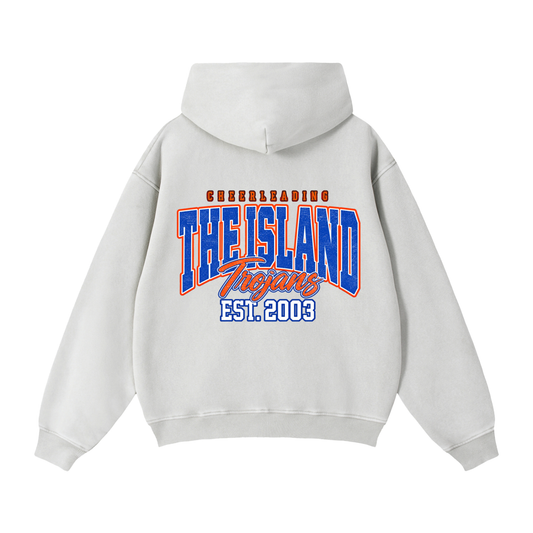 Zip-Through Boxy Fleece Hoodie