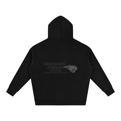 Vector Star Front Cardinal Mooney Oversize Fleeced Hoodie