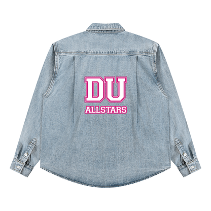 Unisex Vintage Wash Denim Jacket