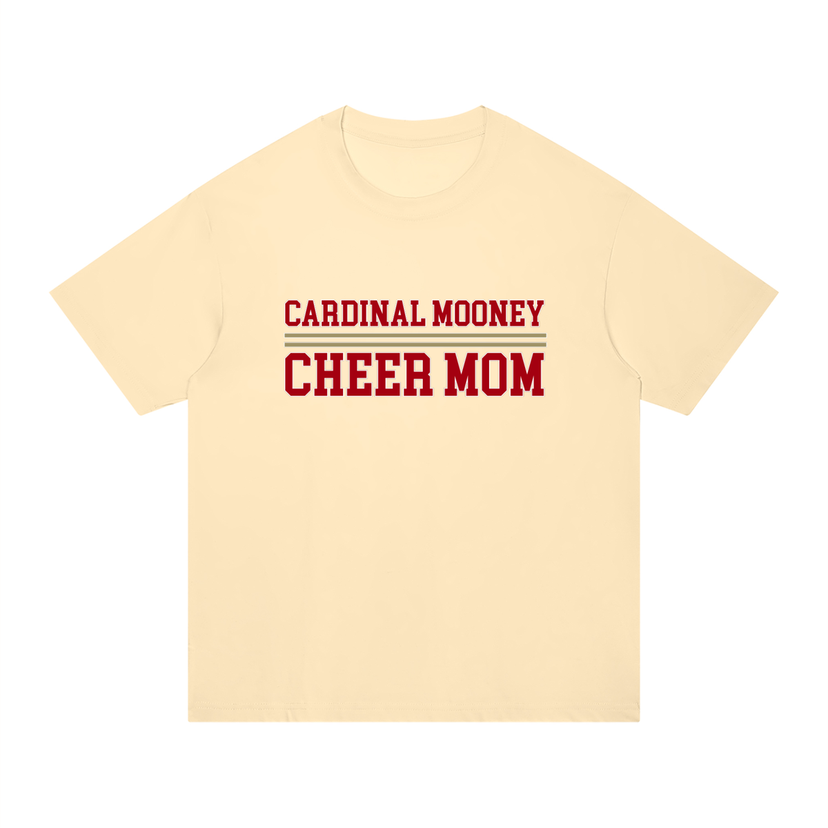 Mom Cardinal Mooney Unisex Regular Fit Cotton T-Shirt
