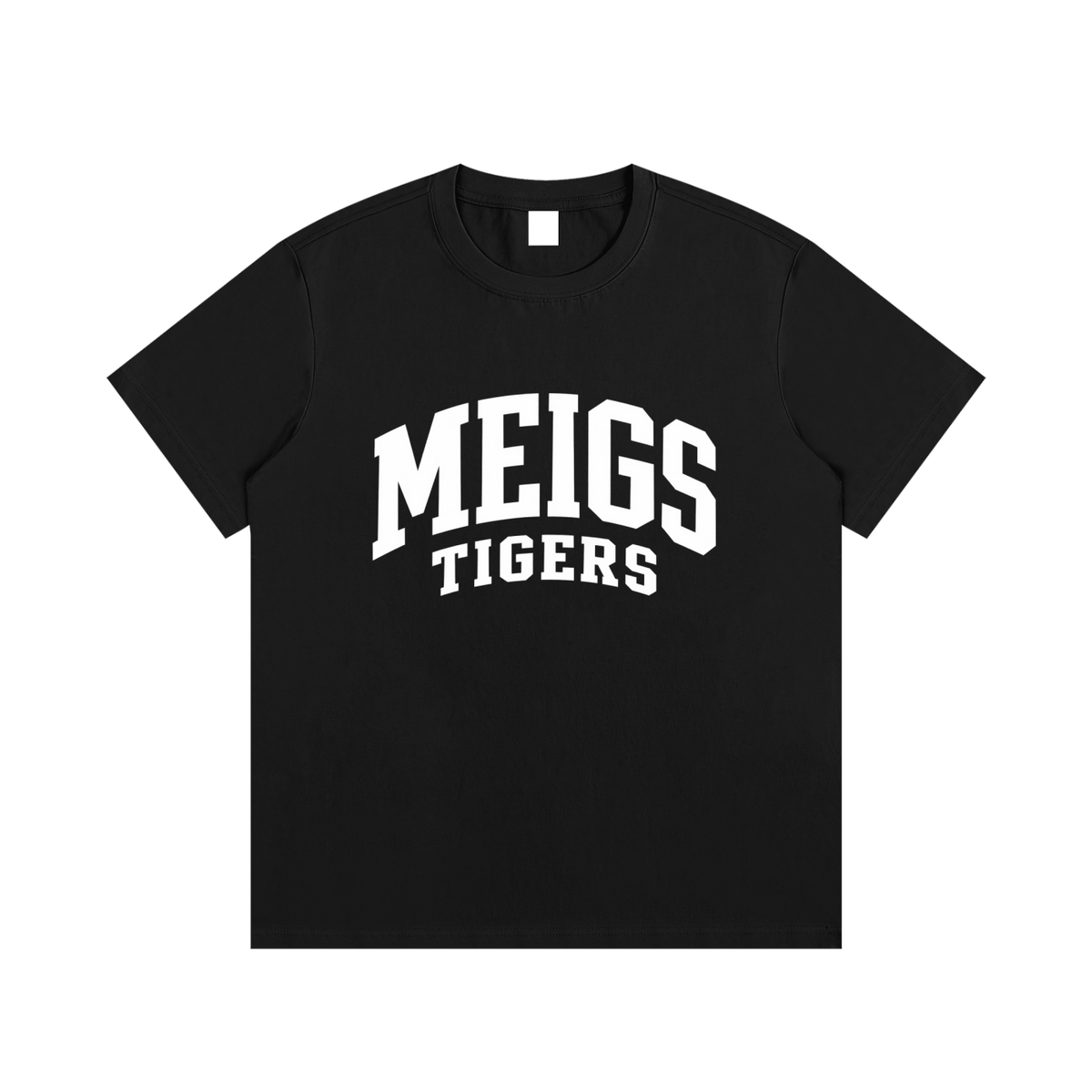 Basic 2 White Meigs County Essential Cotton T-Shirt