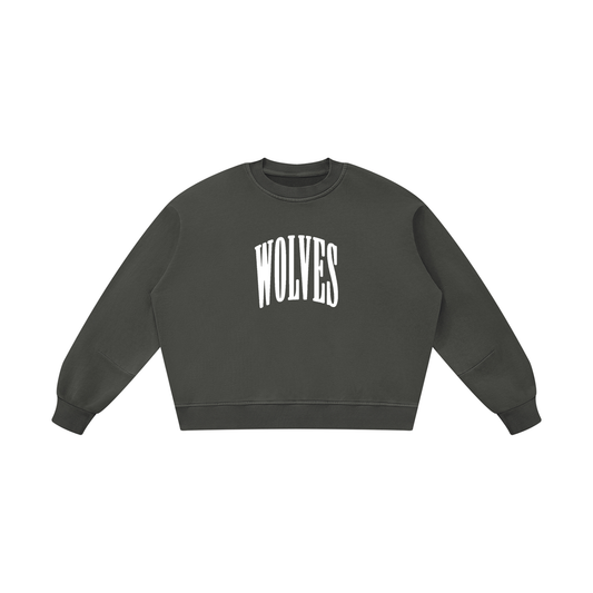 Washed Sweatshirt Set Top