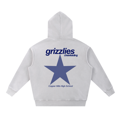 Snow Wash Fleece Oversize Hoodie